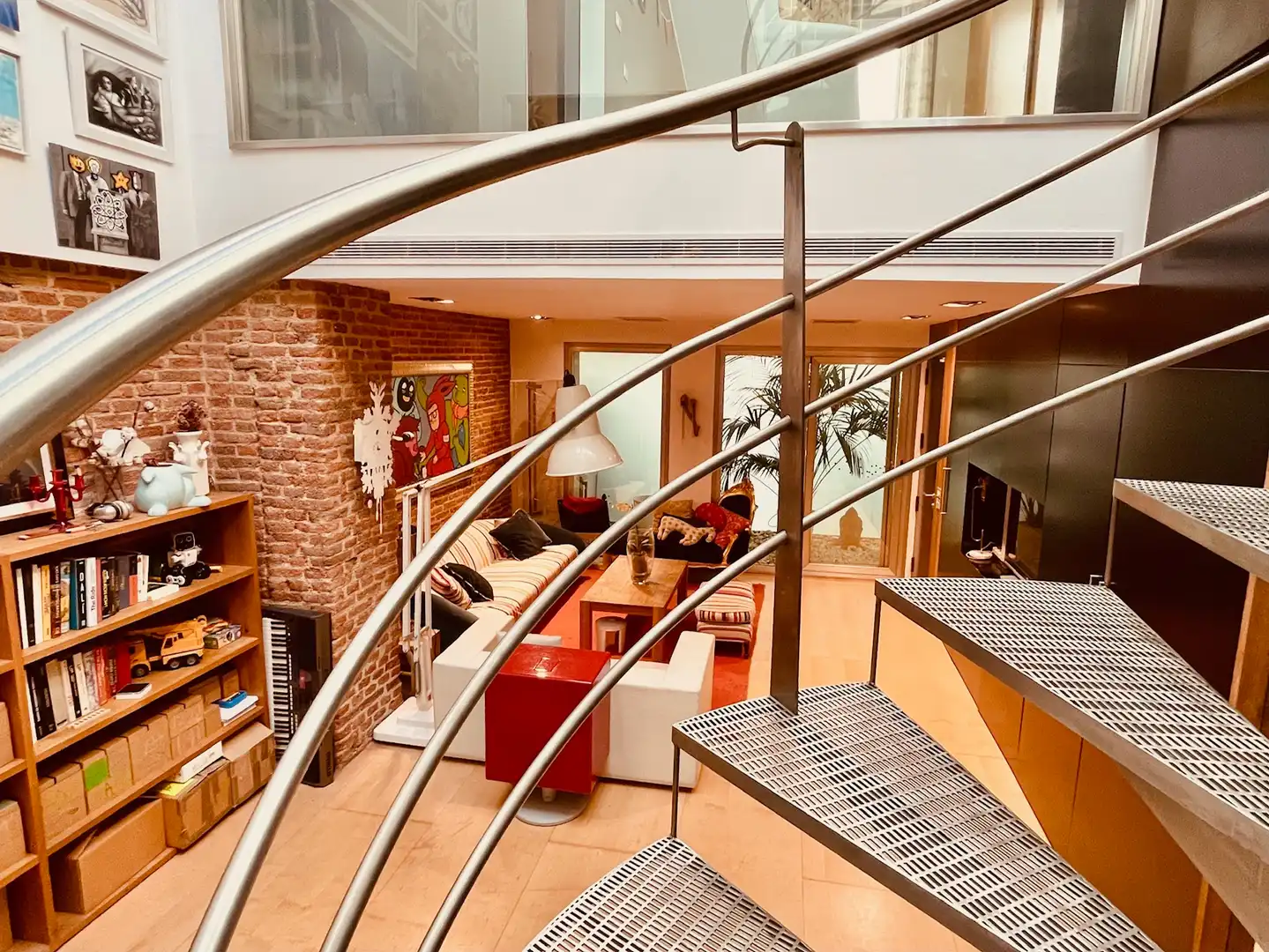 Maisonette zur Miete in Madrid mit Klimaanlage, Heizung und Möbliert