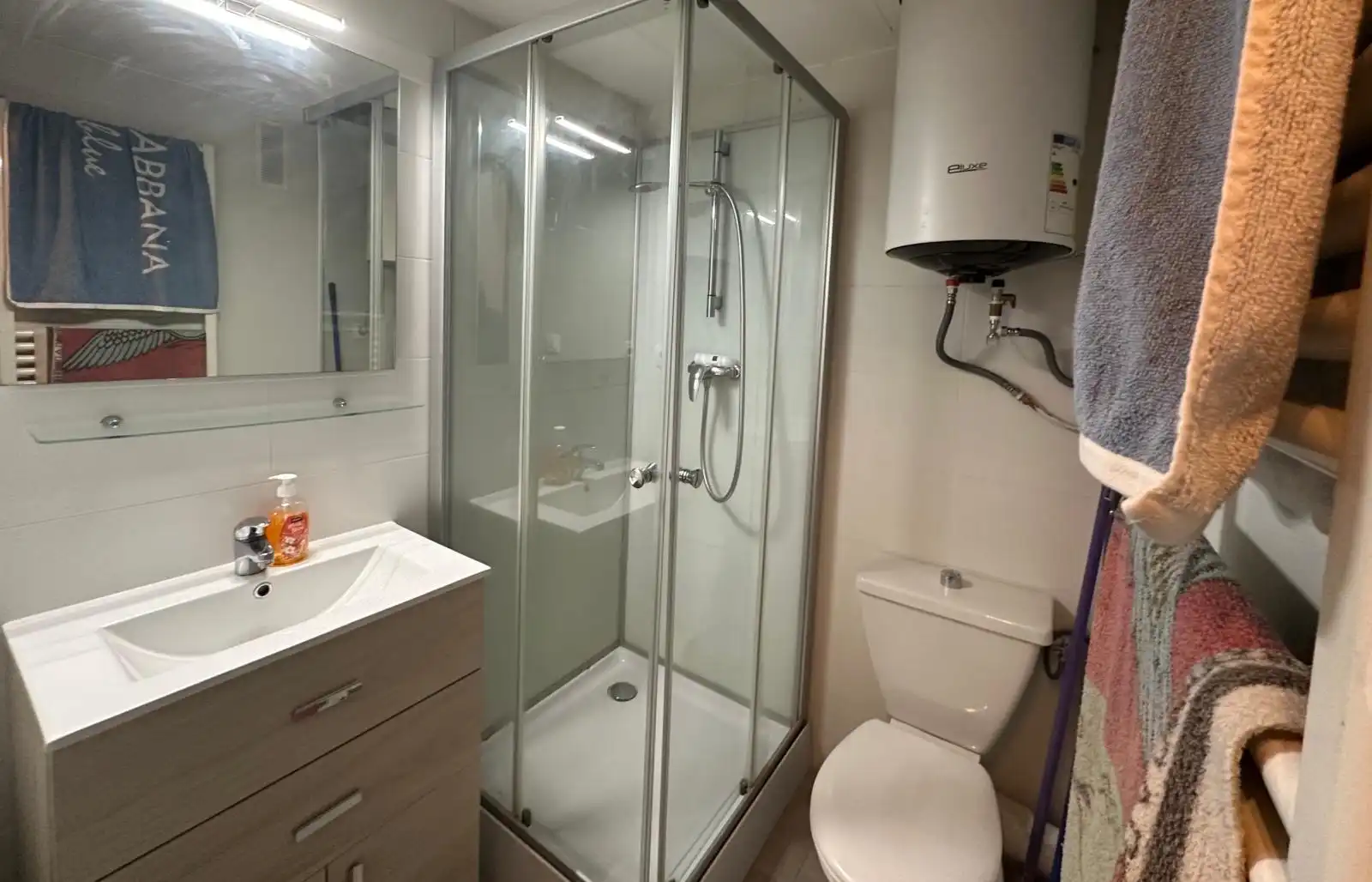 Baño de Estudio de alquiler en Encamp con Calefacción, Amueblado y Lavadora
