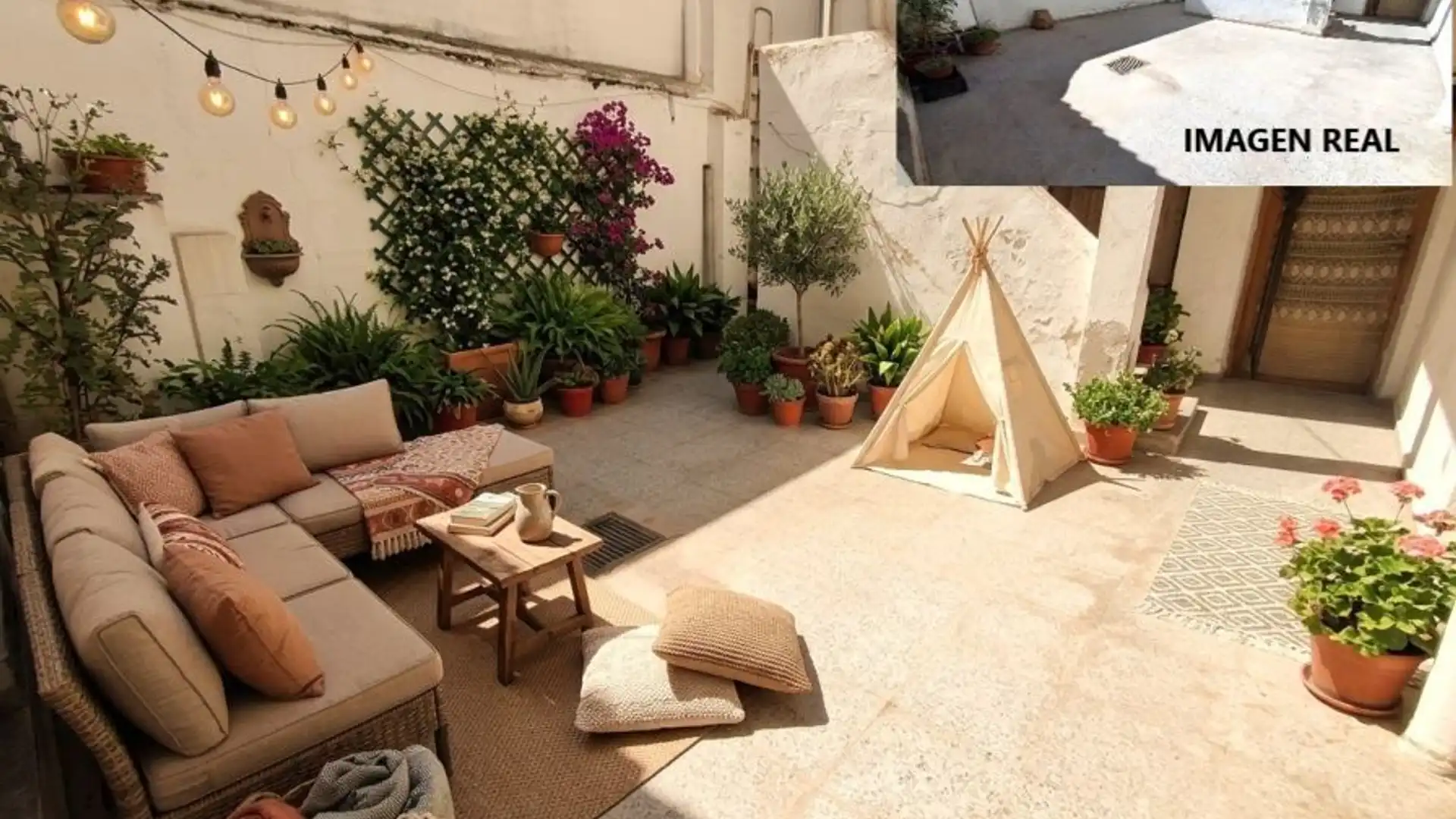 Terraza de Casa o chalet en venta en La Roda con Calefacción, Terraza y Trastero