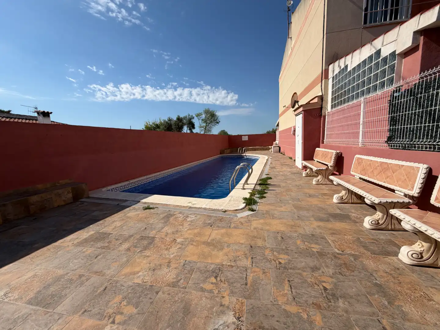 Piscina de Casa adosada en venda en Almazora / Almassora