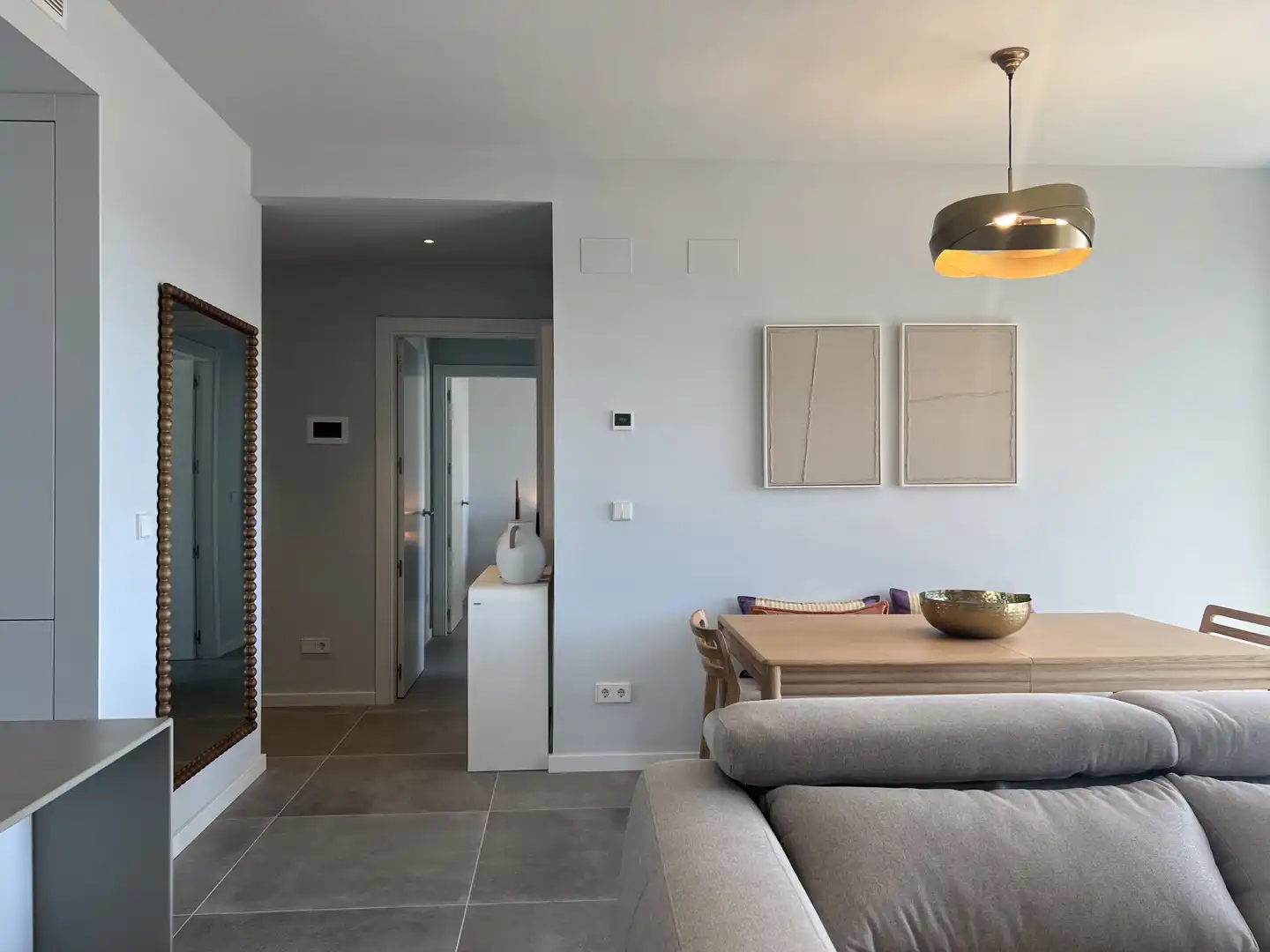 Wohnzimmer von Wohnung zur Miete in Salou mit Klimaanlage, Heizung und Terrasse