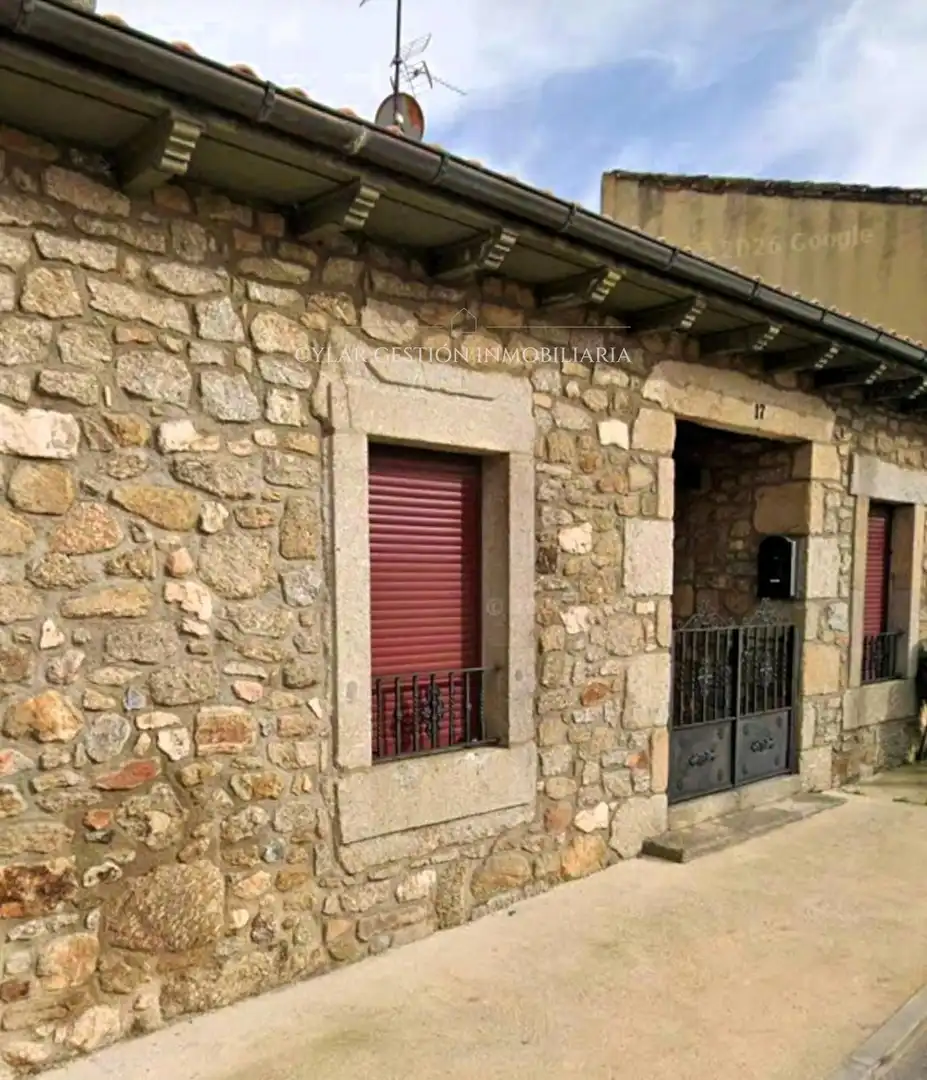 Vista exterior de Casa adosada en venta en Bañobárez con Calefacción, Amueblado y Horno