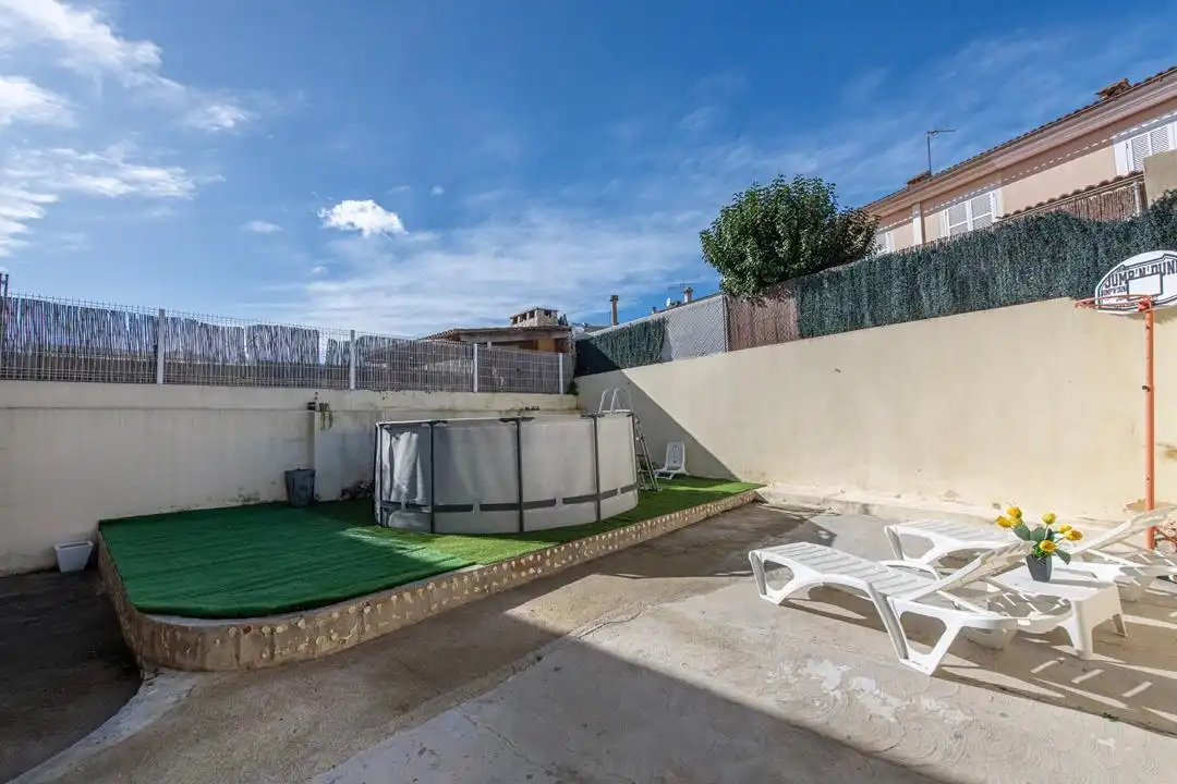 Jardí de Casa adosada en venda en Marratxí amb Terrassa i Balcó