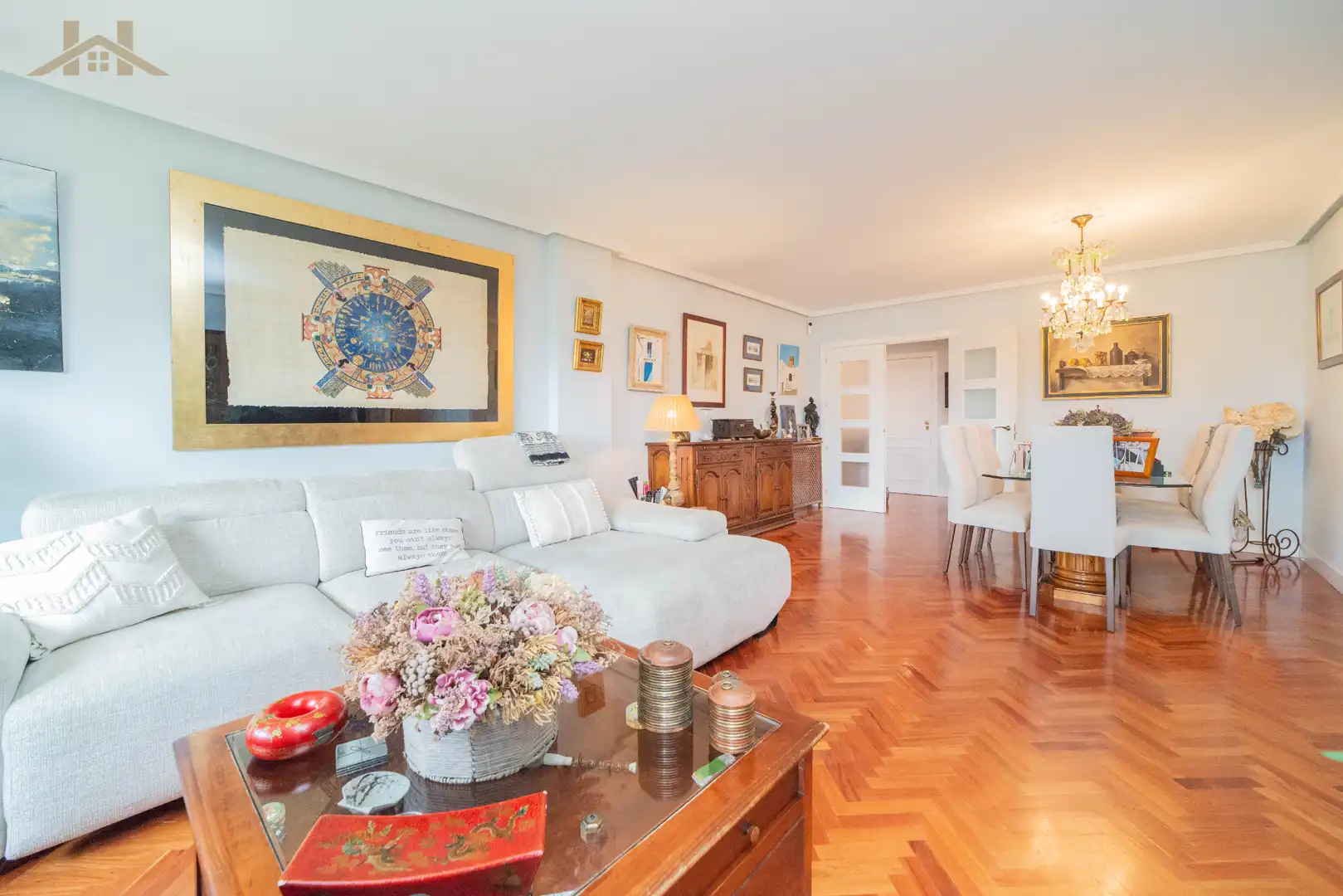 Sala de estar de Piso en venta en Pozuelo de Alarcón con Aire acondicionado, Calefacción y Terraza