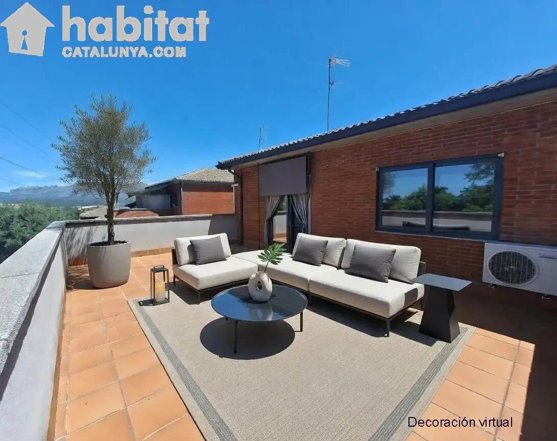 Terrassa de Casa o xalet en venda en Masquefa amb Aire condicionat, Calefacció i Jardí privat