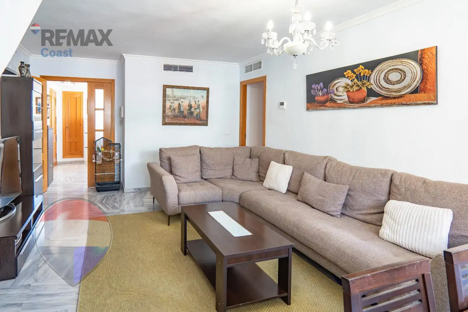 Sala de estar de Ático en venta en Málaga con Aire acondicionado y Terraza