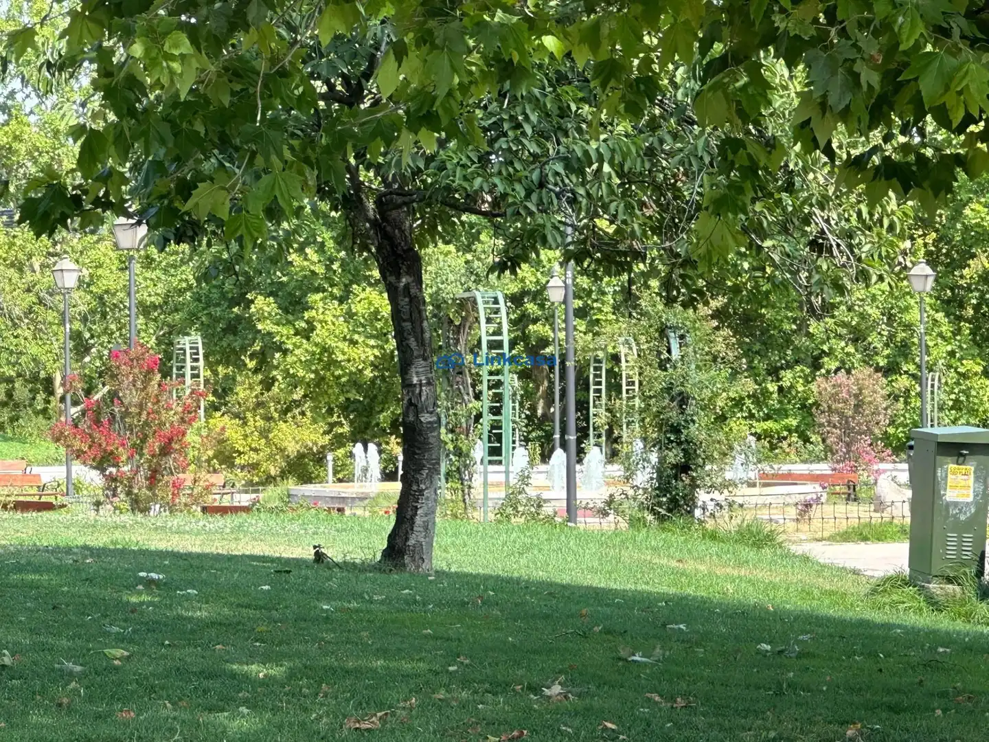 Garden of Flat for sale in Madrid  with Air Conditioner and Heating