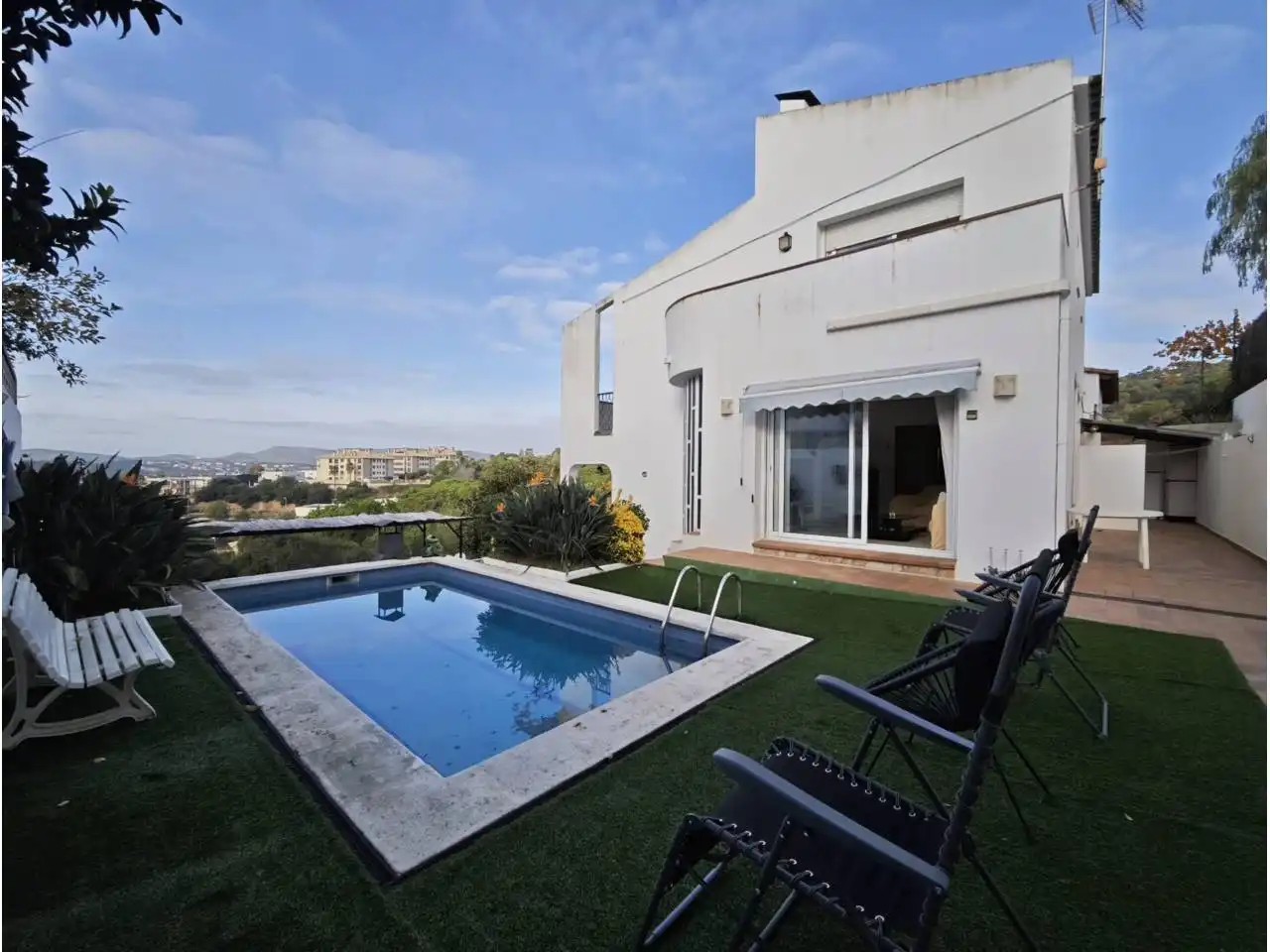 Piscina de Casa o chalet en venta en Lloret de Mar con Jardín privado, Terraza y Piscina