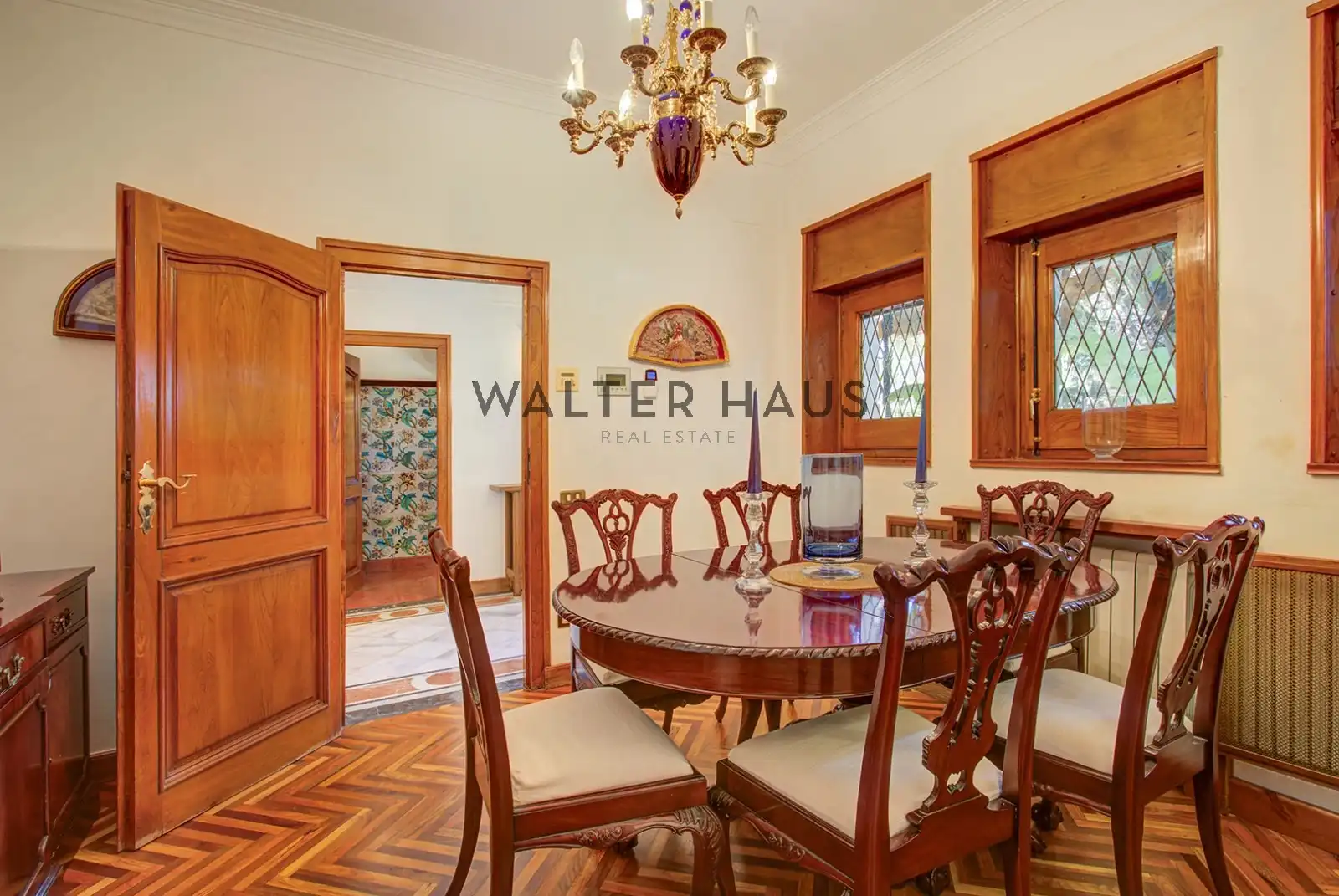 Esszimmer von Haus oder Chalet zum Verkauf in Sitges mit Klimaanlage, Heizung und Privatgarten