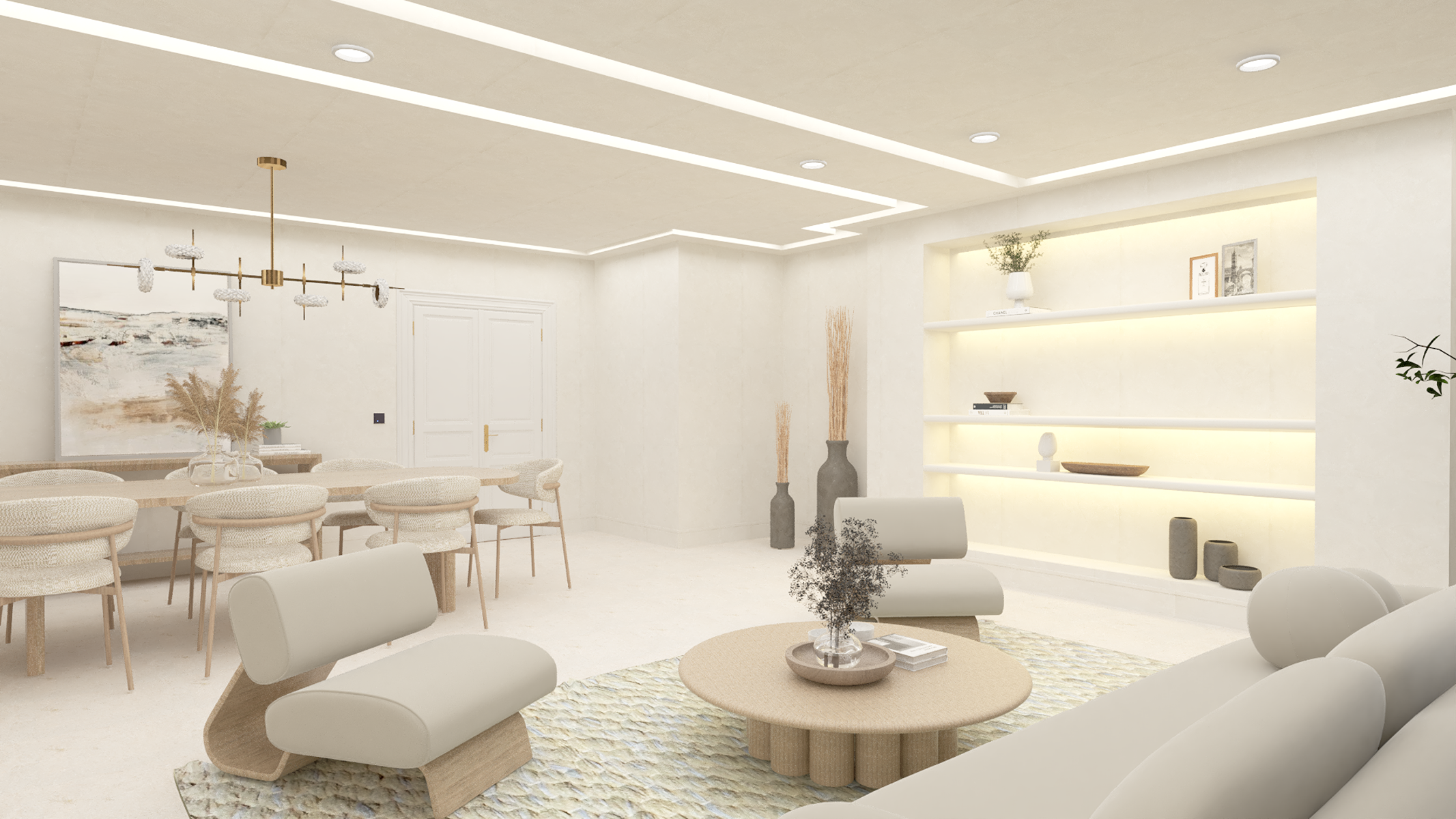 Living room of Apartment for sale in  Madrid Capital  with Air Conditioner, Heating and Terrace