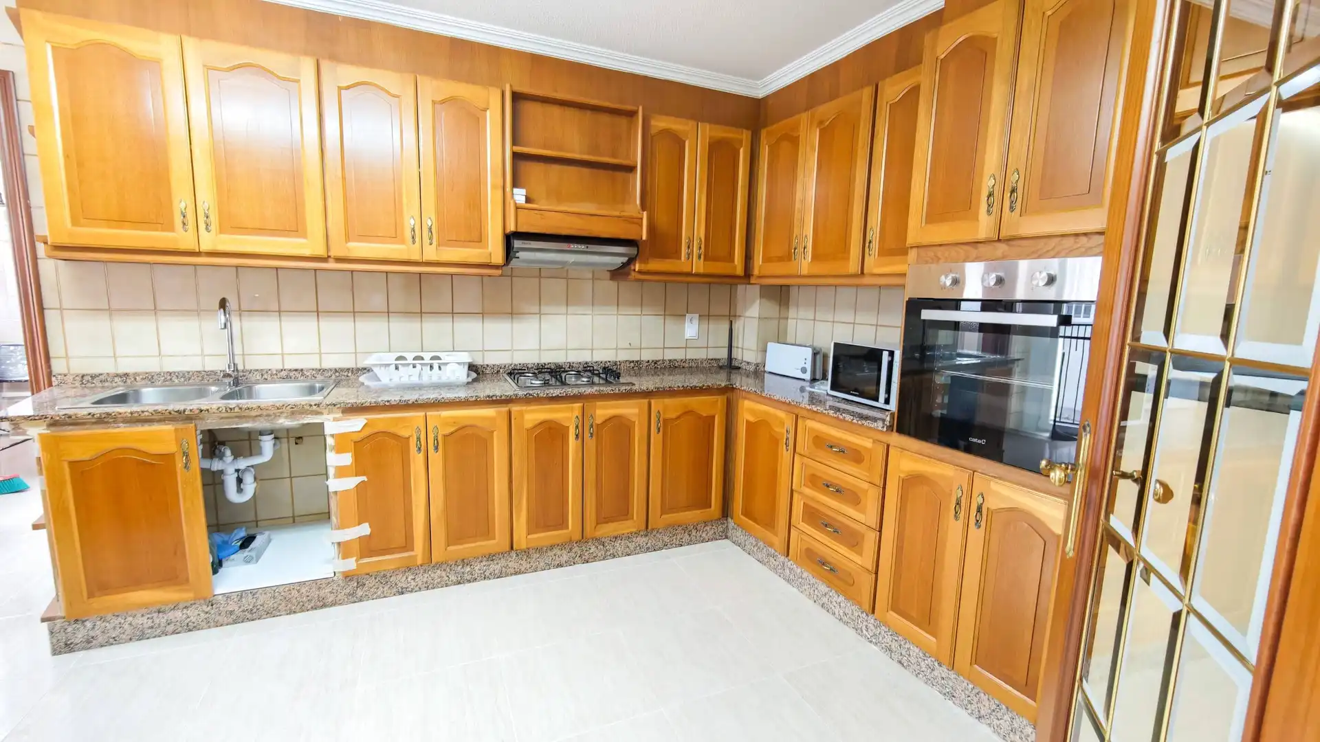 Kitchen of Flat for rent in Elche / Elx  with Furnished and Balcony