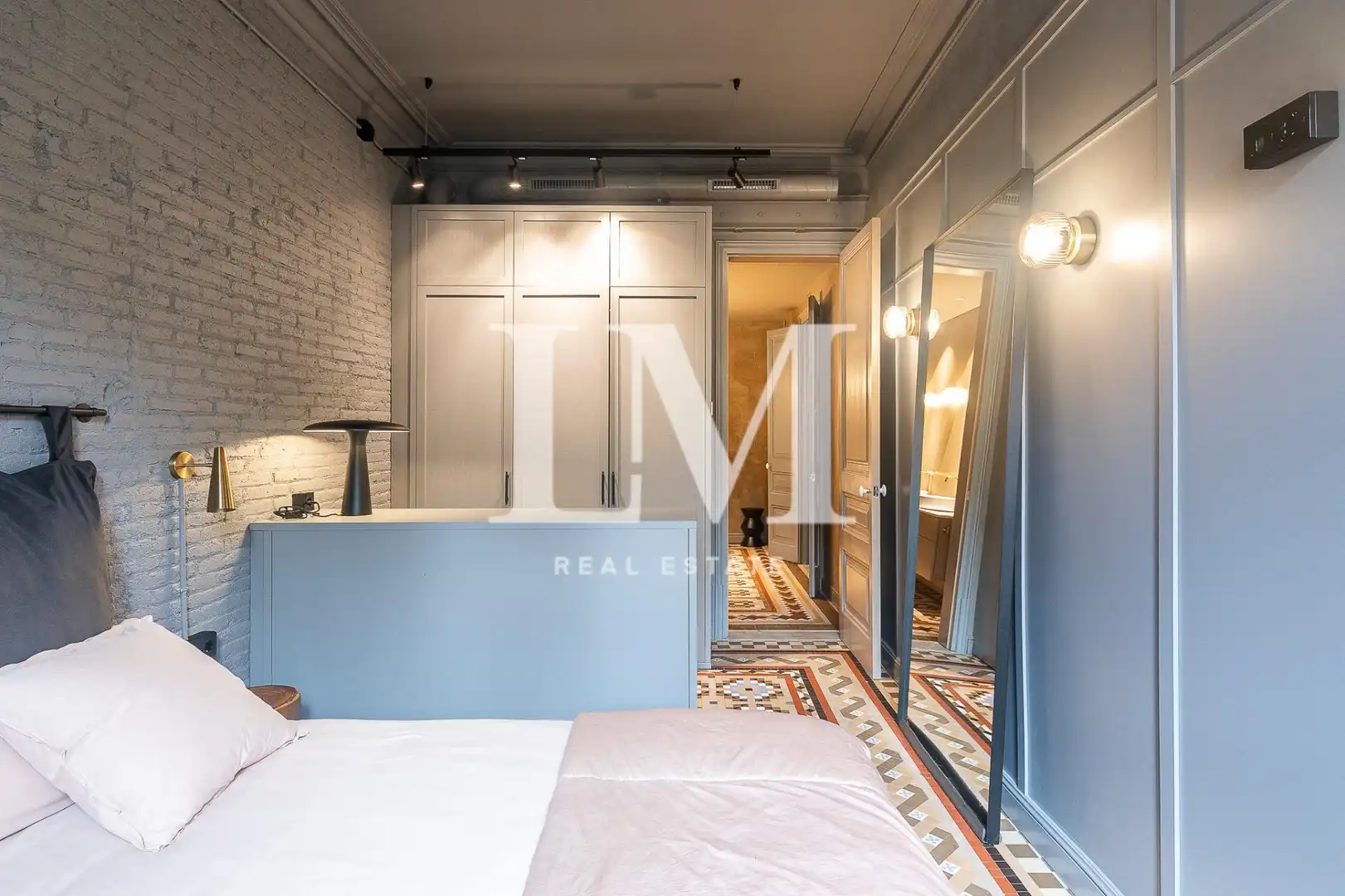 Habitación de Apartamento de alquiler en Barcelona con Aire acondicionado, Calefacción y Terraza
