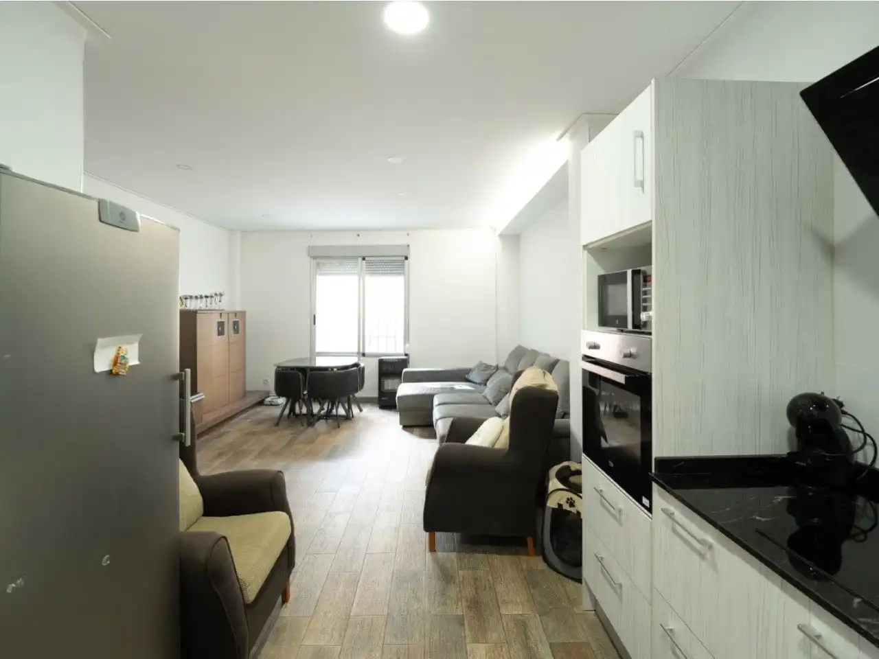 Sala de estar de Piso en venta en Carlet con Jardín privado, Terraza y Amueblado
