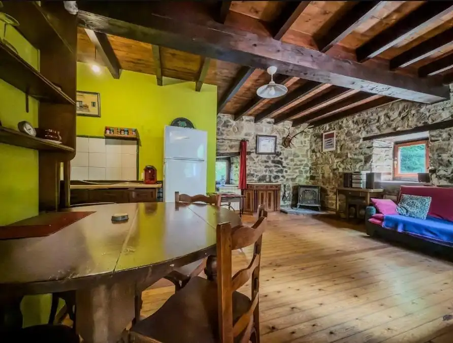 Cocina de Casa o chalet en venta en Pesaguero con Calefacción, Terraza y Amueblado