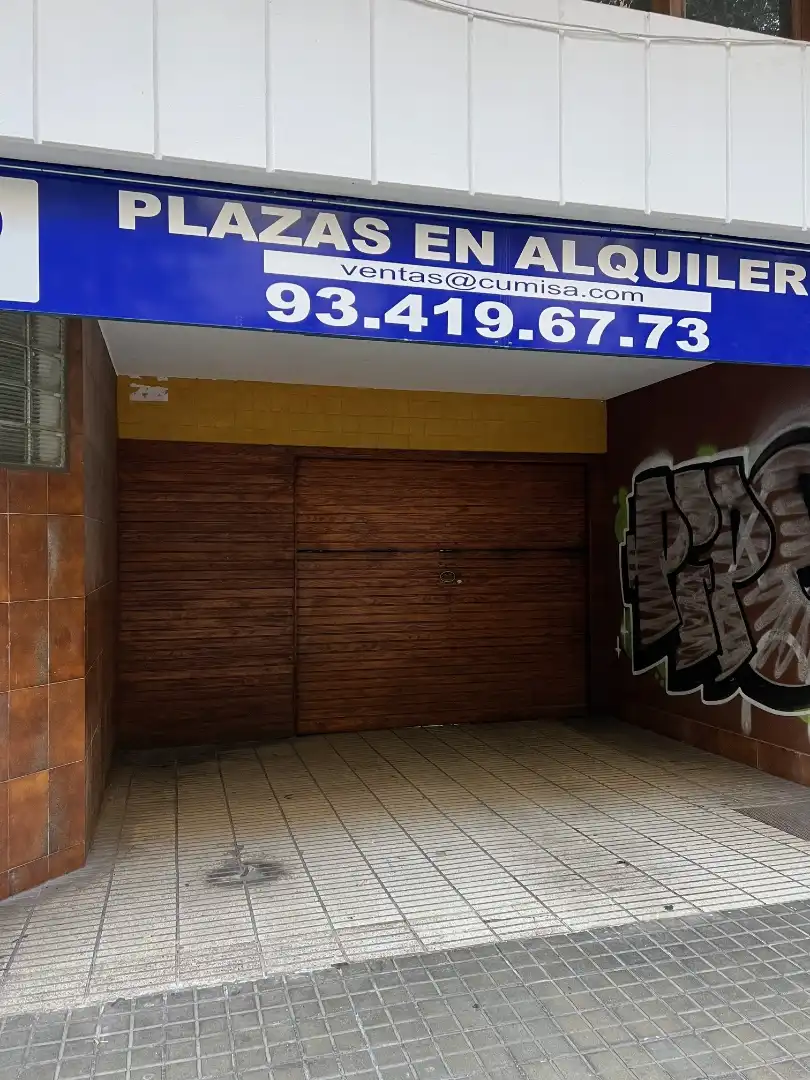 Garaje de alquiler en Barcelona