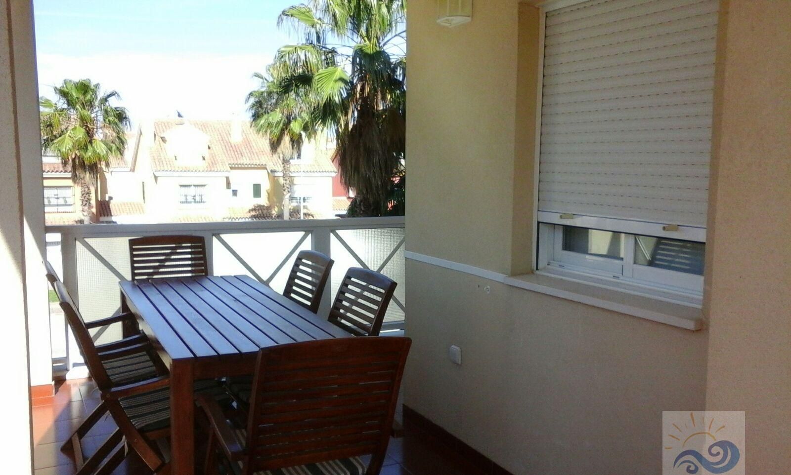 Terraza de Apartamento en venta en El Puerto de Santa María con Terraza y Piscina comunitaria