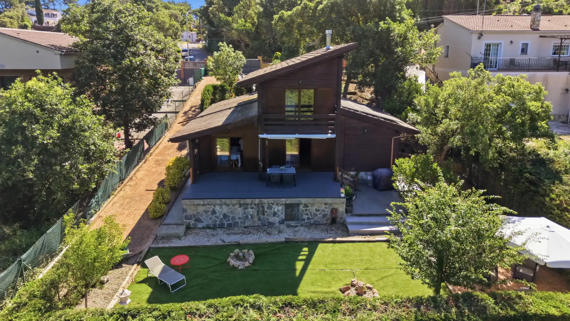 Garten von Haus oder Chalet zum Verkauf in Vidreres mit Klimaanlage, Heizung und Privatgarten