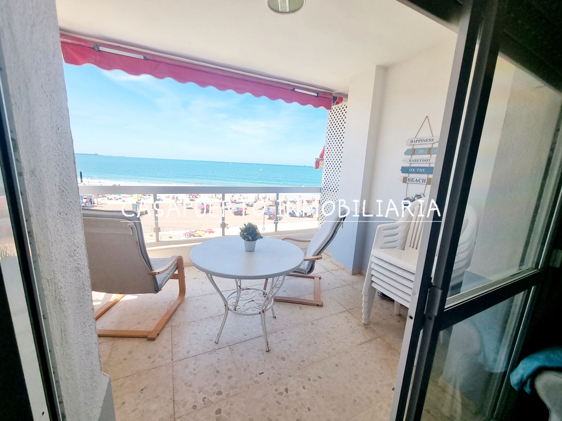 Terrassa de Pis de lloguer en El Puerto de Santa María amb Jardí privat, Terrassa i Moblat