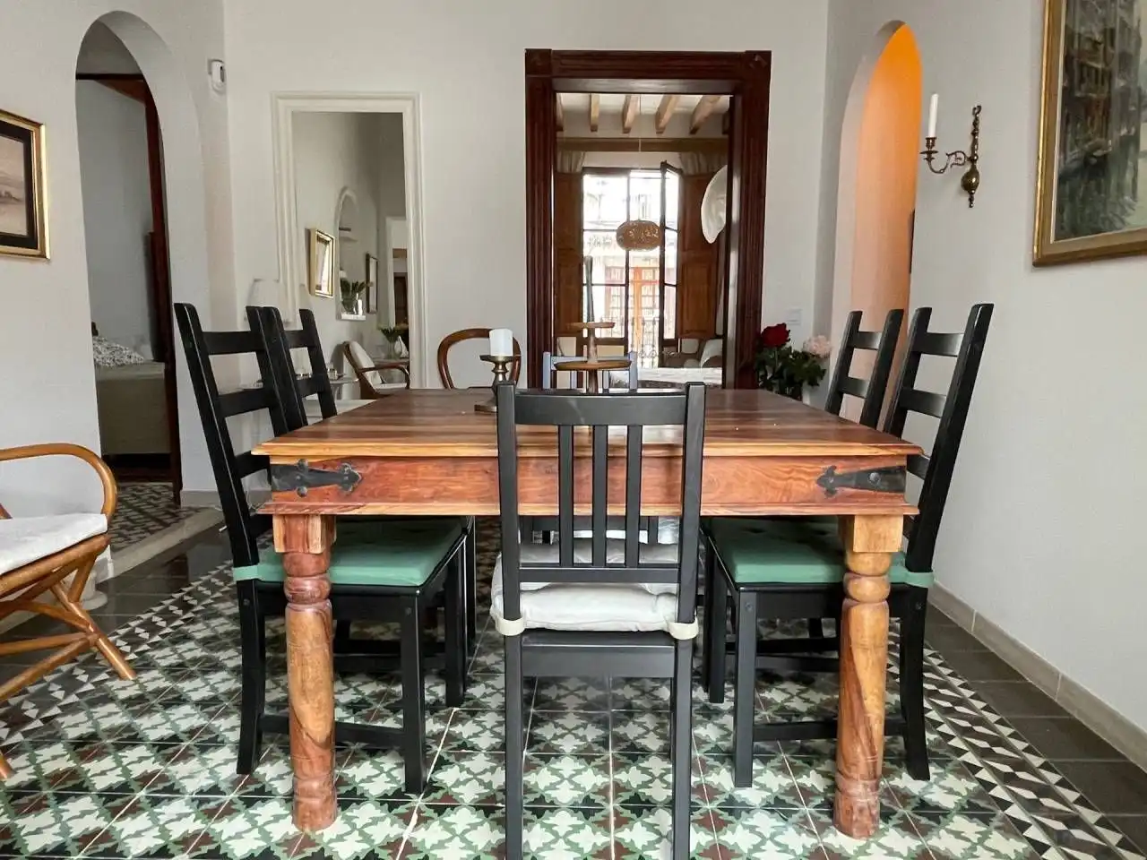 Menjador de Casa o xalet en venda en Sa Pobla amb Terrassa i Moblat