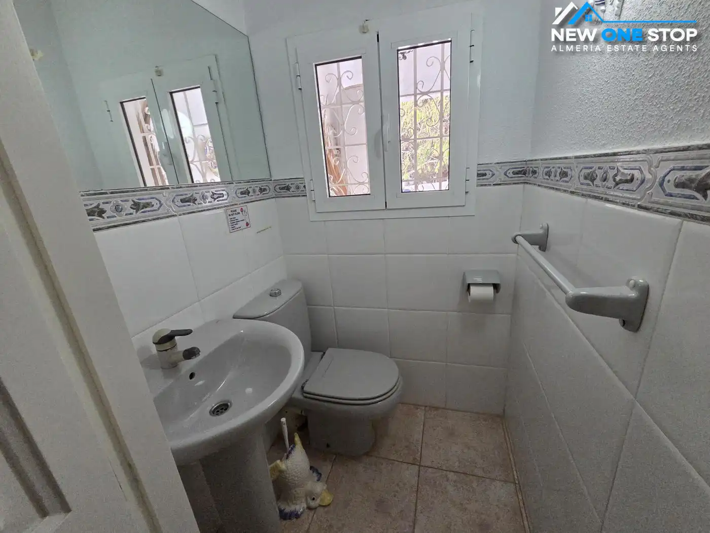 Baño de Casa o chalet en venta en Mojácar con Aire acondicionado, Calefacción y Jardín privado