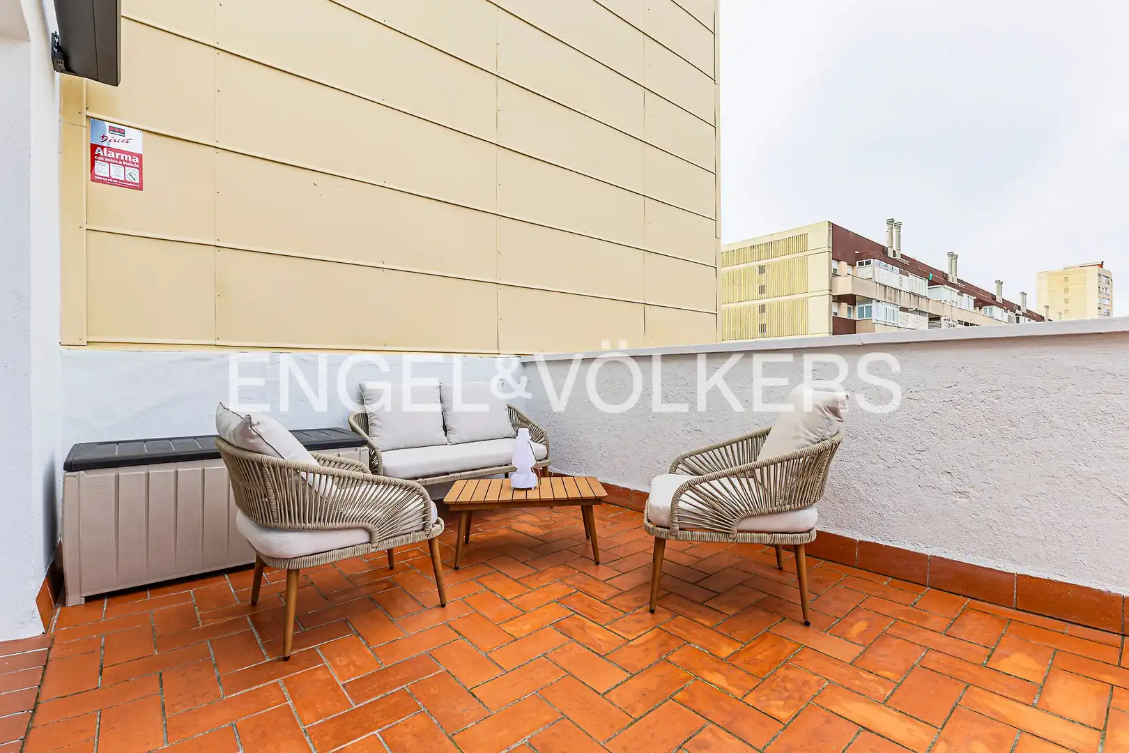 Terraza de Ático de alquiler en Barcelona con Aire acondicionado, Calefacción y Parquet