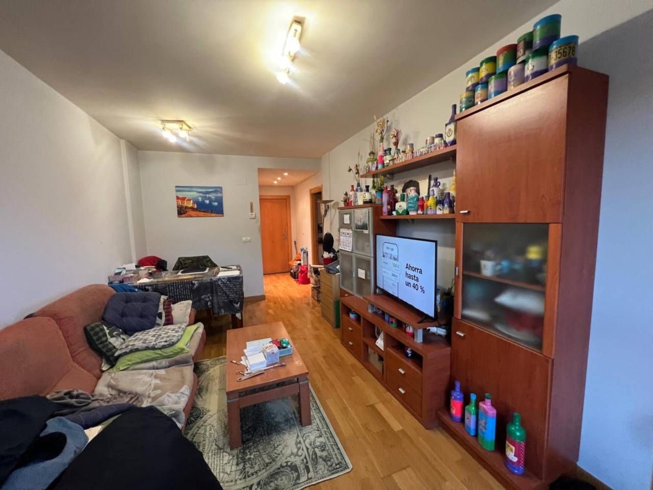 Sala d'estar de Pis en venda en Valladolid Capital amb Calefacció, Parquet i Moblat