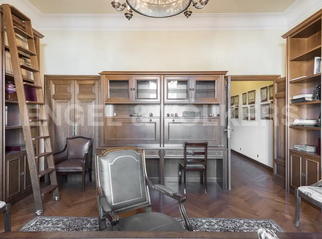Sala d'estar de Casa adosada en venda en La Garriga amb Calefacció, Jardí privat i Parquet