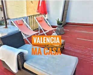 Exterior view of Attic to rent in  Valencia Capital  with Air Conditioner, Terrace and Balcony