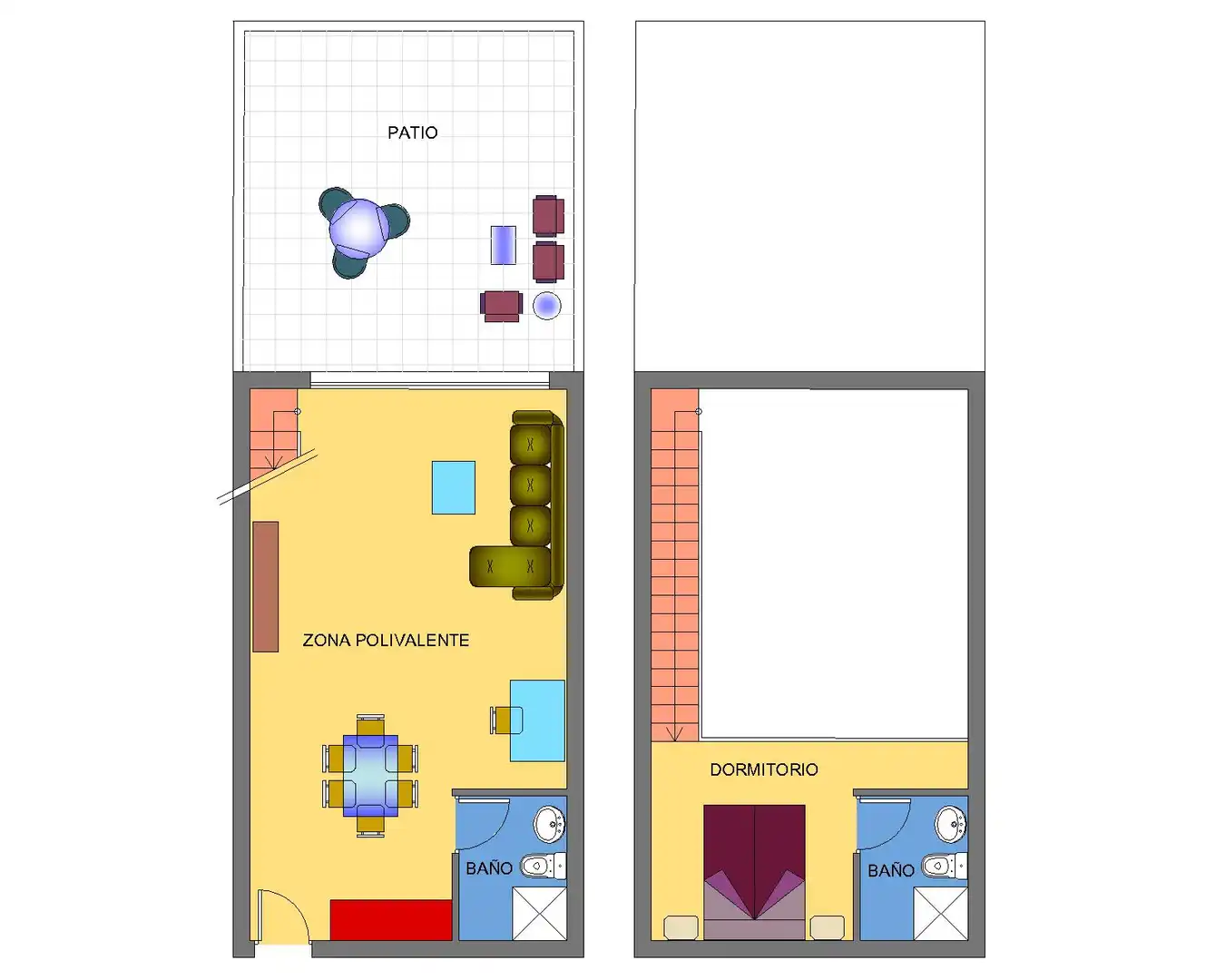 Maisonette zum Verkauf in Alcorcón mit Klimaanlage, Terrasse und Abstellraum