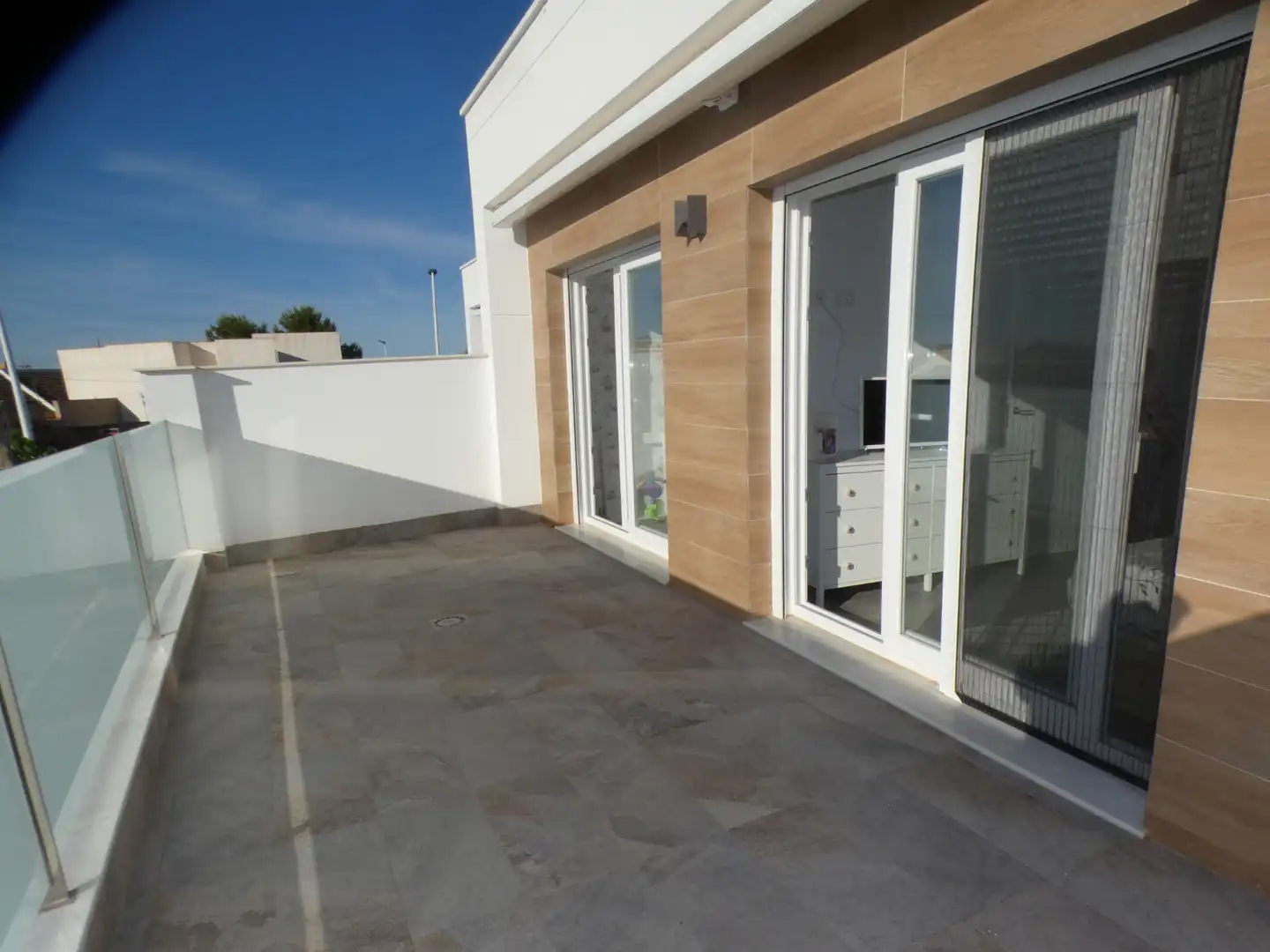 Terraza de Casa adosada en venta en San Pedro del Pinatar con Aire acondicionado, Calefacción y Jardín privado