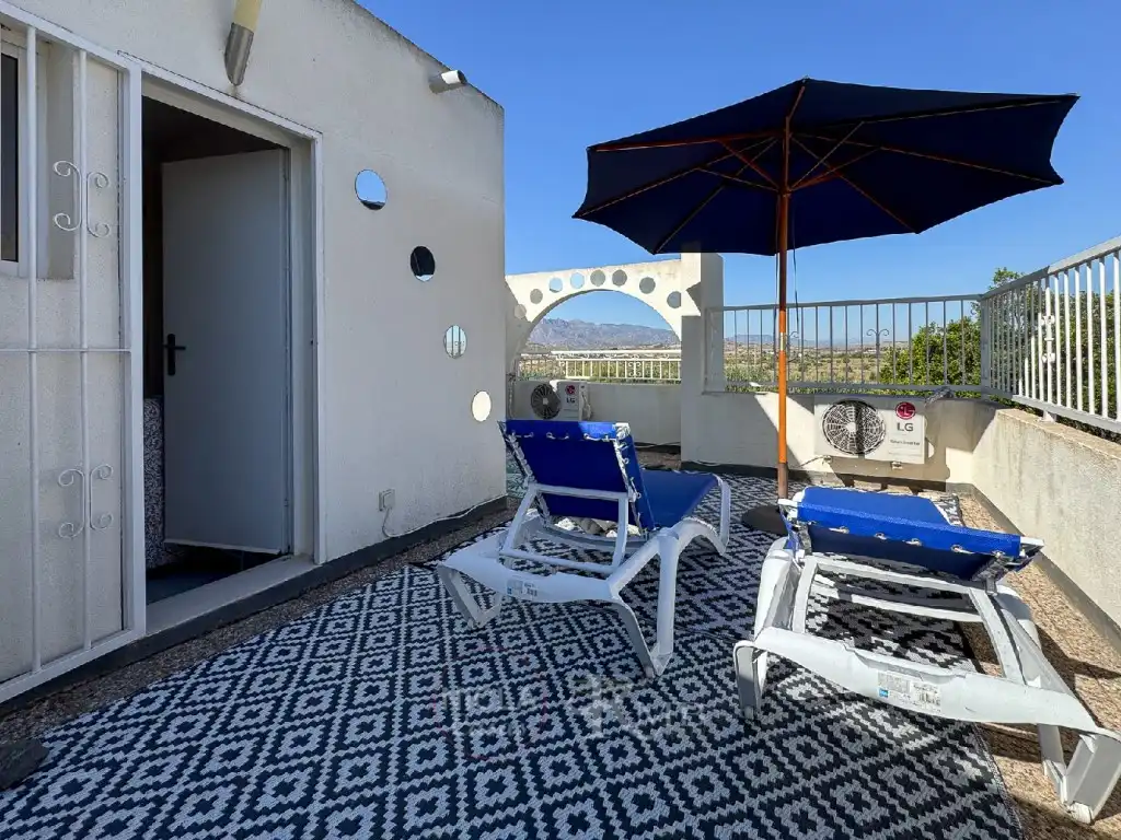 Terrasse von Maisonette zum Verkauf in Vera mit Klimaanlage, Terrasse und Möbliert