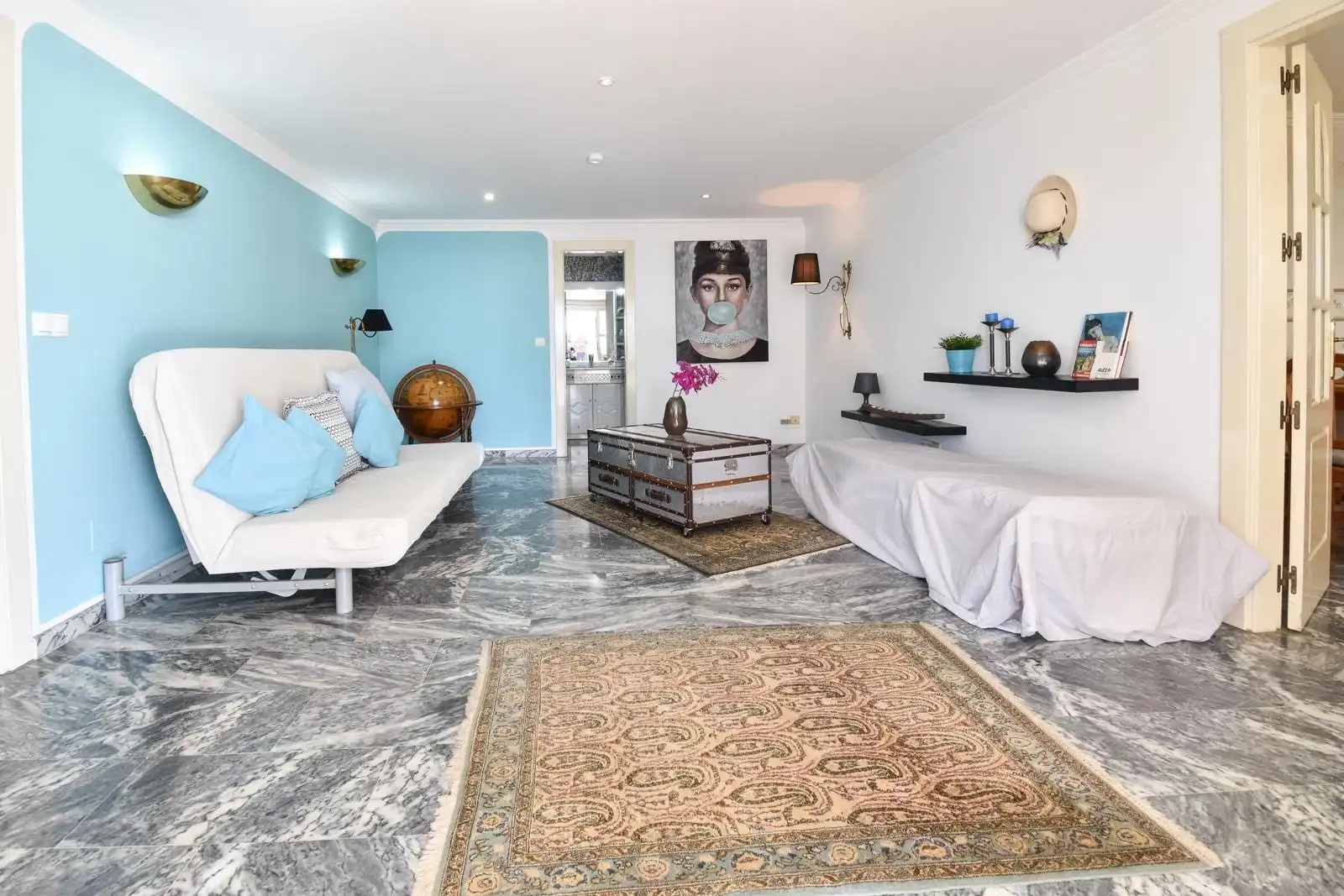 Sala de estar de Casa o chalet de alquiler en Rincón de la Victoria con Aire acondicionado, Calefacción y Jardín privado