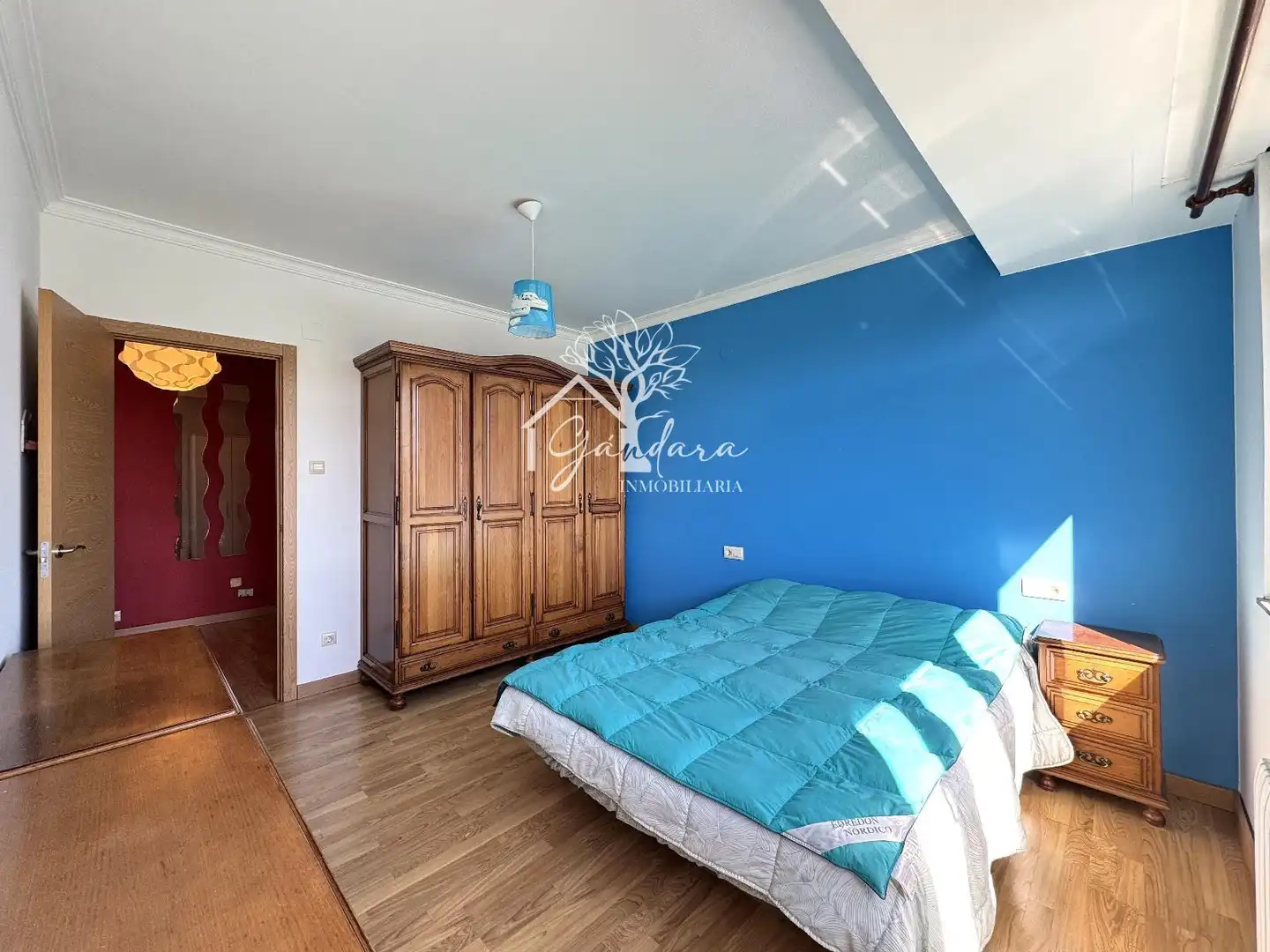 Bedroom of Flat for sale in Narón  with Heating, Terrace and Storage room