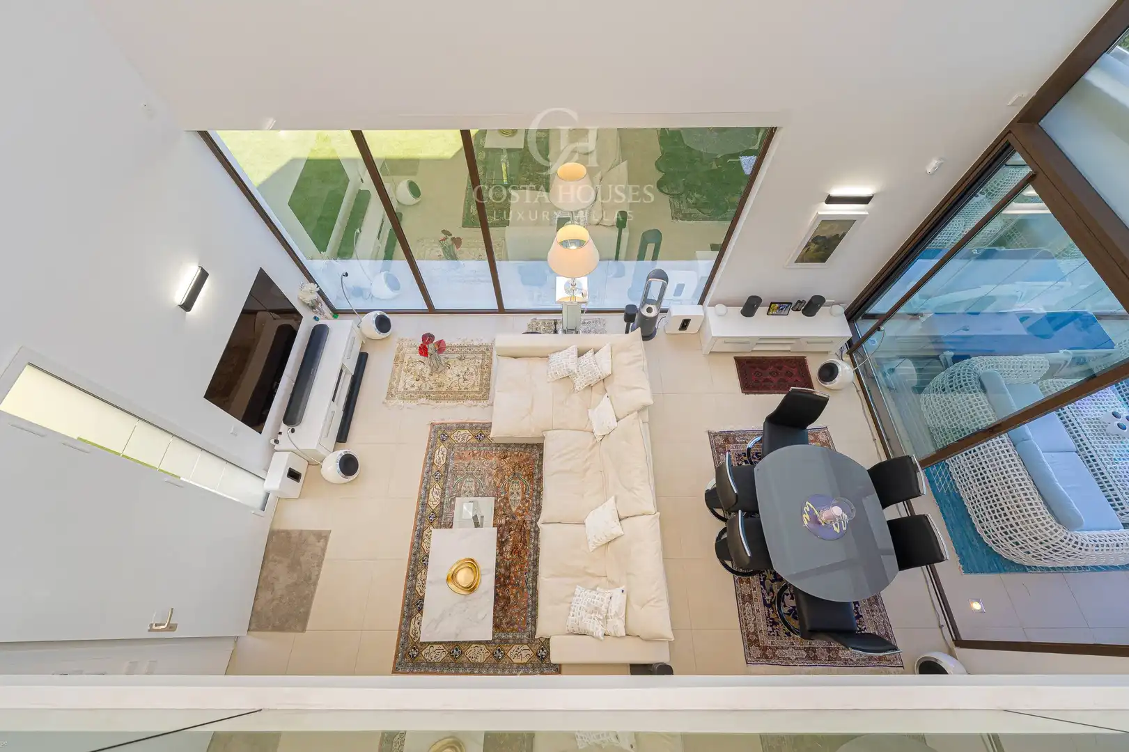 Living room of Houses for sale in Moraira  with Air Conditioner, Heating and Private garden