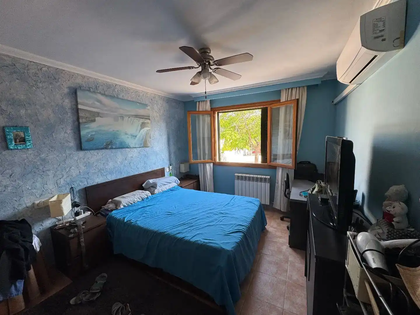 Bedroom of Flat for sale in  Palma de Mallorca  with Air Conditioner