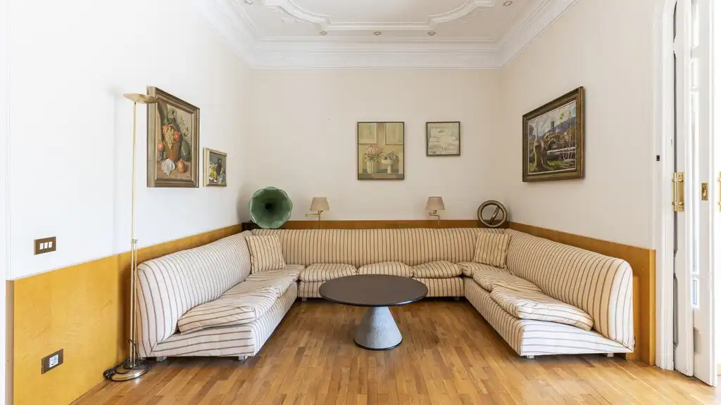 Wohnzimmer von Wohnungen zum Verkauf in Barcelona mit Klimaanlage, Heizung und Terrasse