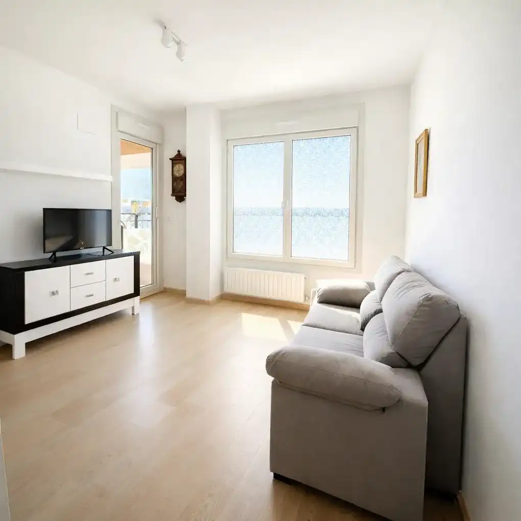 Sala de estar de Piso en venta en Vitoria - Gasteiz con Calefacción, Parquet y Terraza