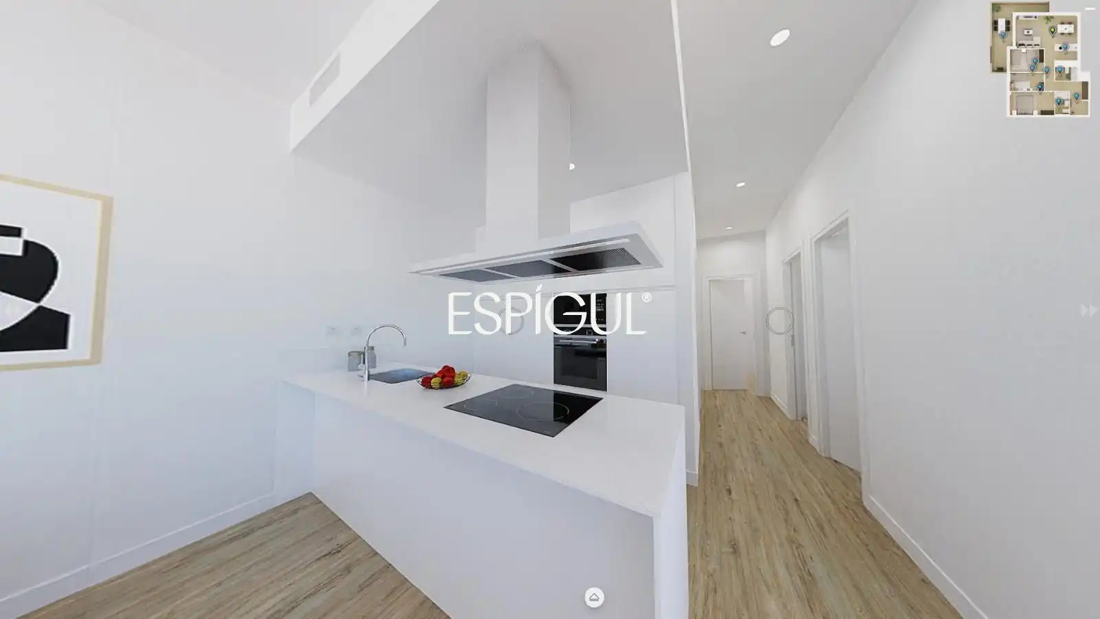 Cocina de Piso en venta en Sarrià de Ter con Calefacción, Terraza y Trastero
