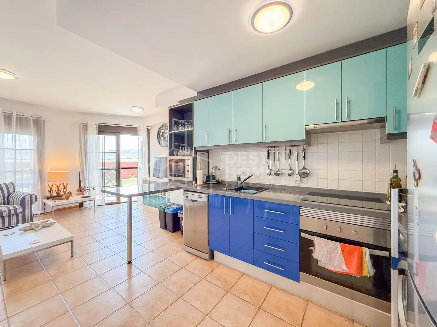Kitchen of Apartments for sale in La Oliva  with Private garden, Terrace and Furnished