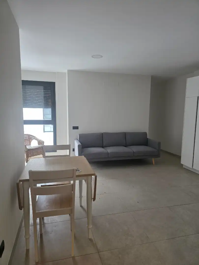 Sala d'estar de Pis de lloguer en Las Palmas de Gran Canaria amb Traster