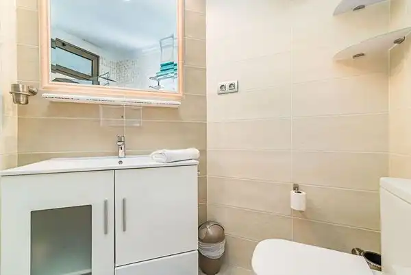Bathroom of Flat for rent in Las Palmas de Gran Canaria  with Furnished, Oven and Washing machine