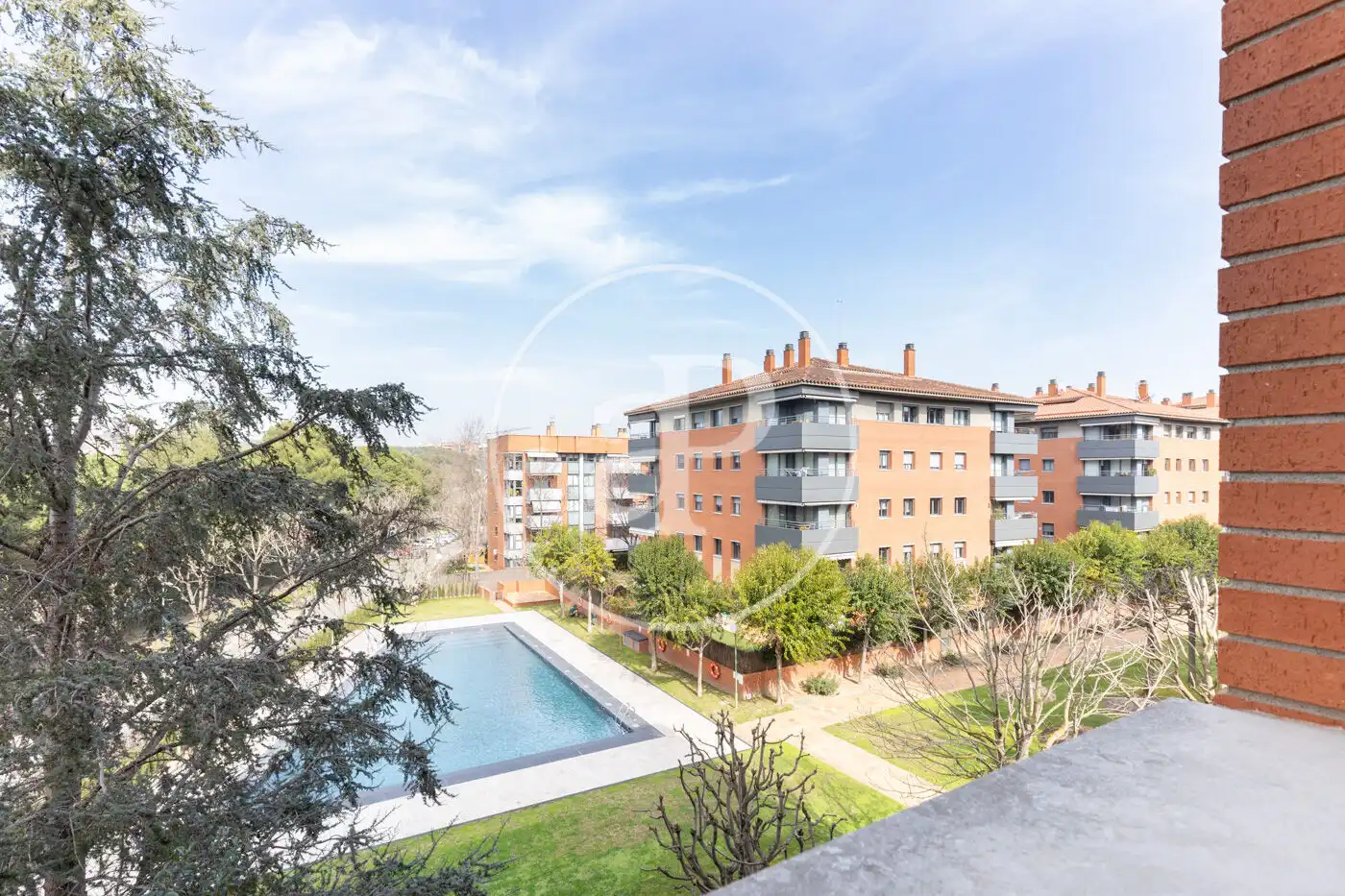 Swimming pool of Flat for sale in Sant Cugat del Vallès  with Air Conditioner, Heating and Terrace