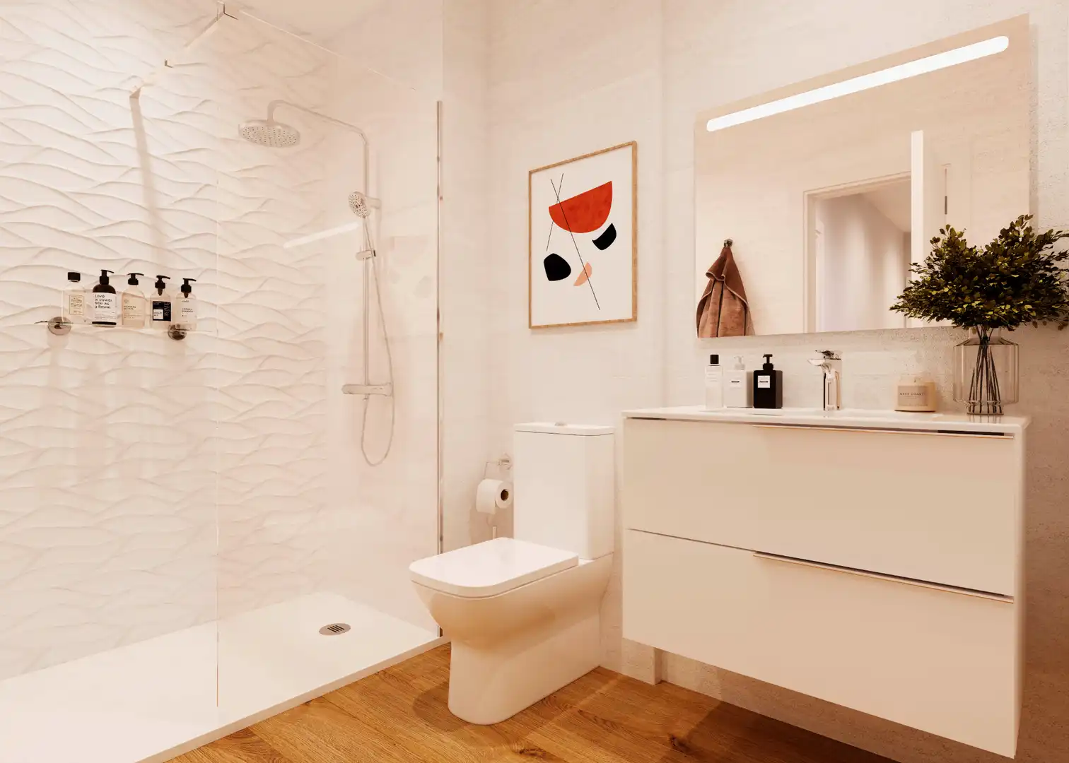 Baño de Piso en venta en Almería con Parquet, Terraza y Piscina comunitaria
