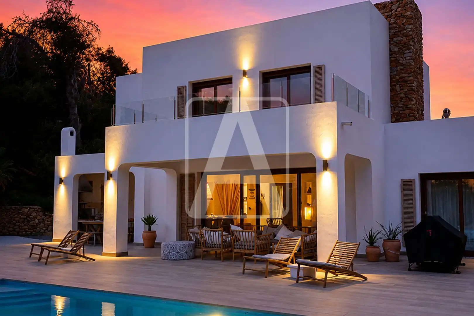 Terraza de Casa o chalet en venta en Benissa con Aire acondicionado, Calefacción y Jardín privado