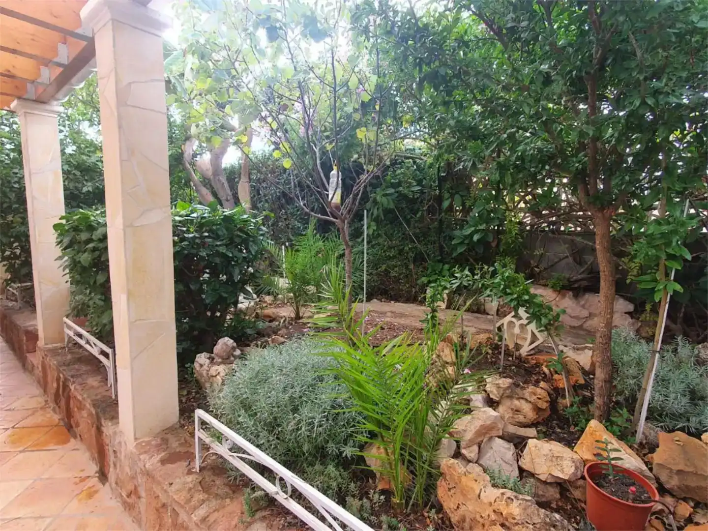 Jardí de Casa o xalet en venda en Calpe / Calp amb Aire condicionat, Piscina i Balcó