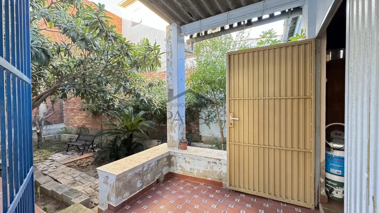 Garden of Houses for sale in La Pobla Llarga  with Private garden, Terrace and Storage room