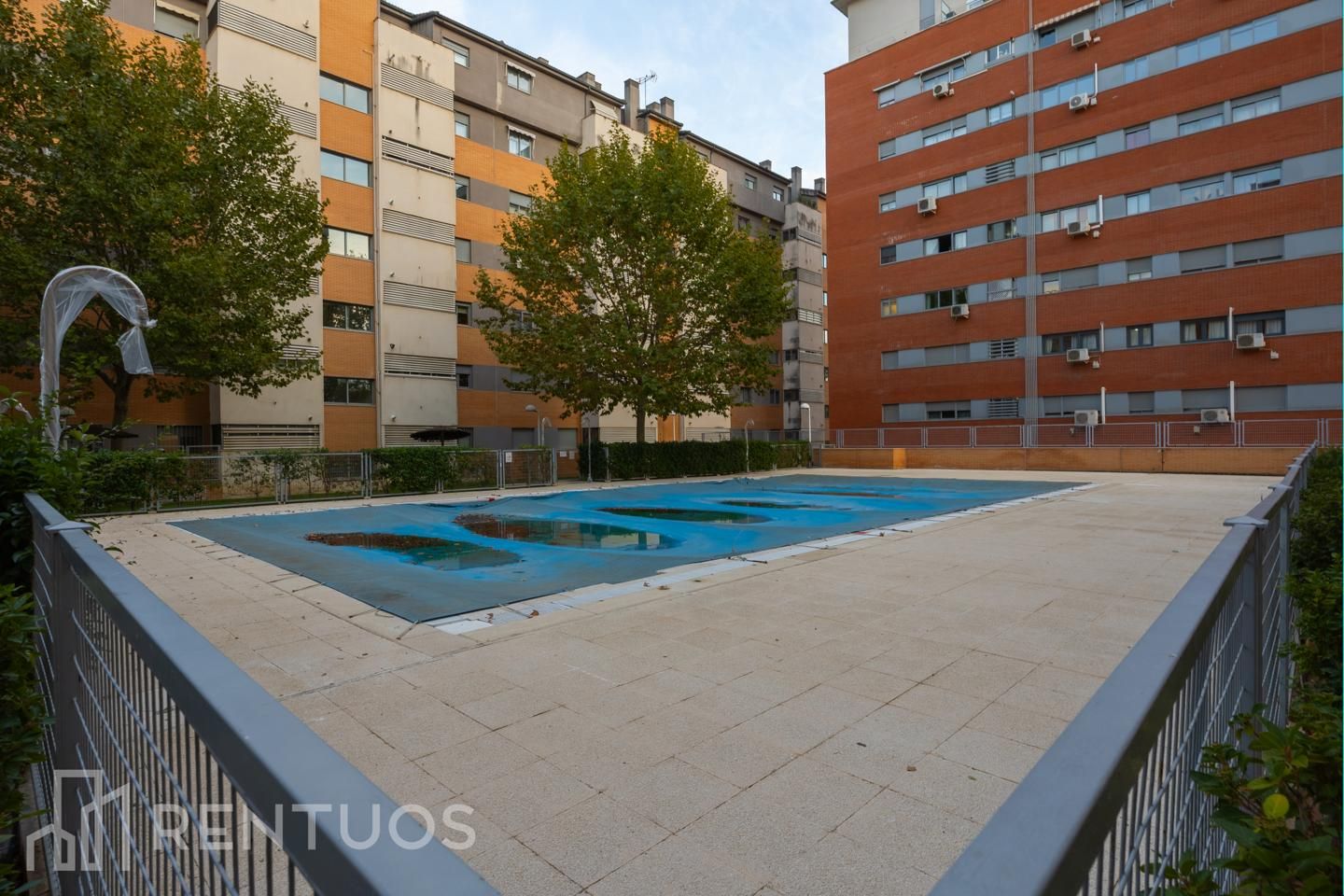 Swimming pool of Flat to rent in Alcorcón  with Parquet flooring, Terrace and Furnished