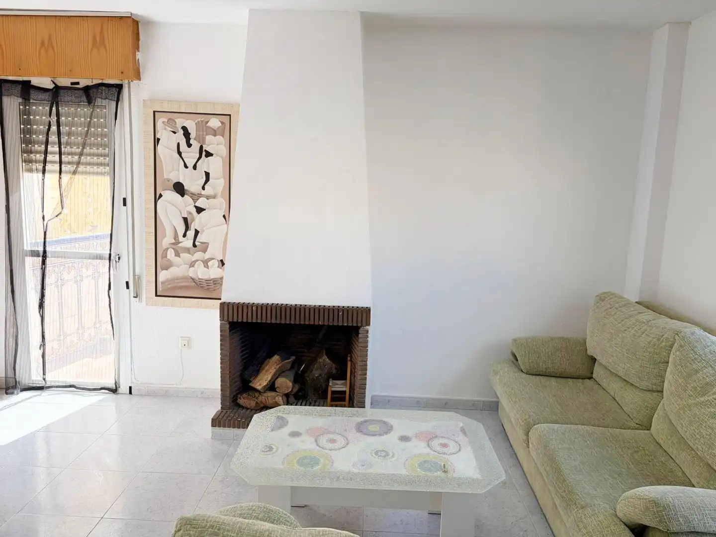 Living room of Duplexes for sale in Almería  with Terrace, Furnished and Balcony