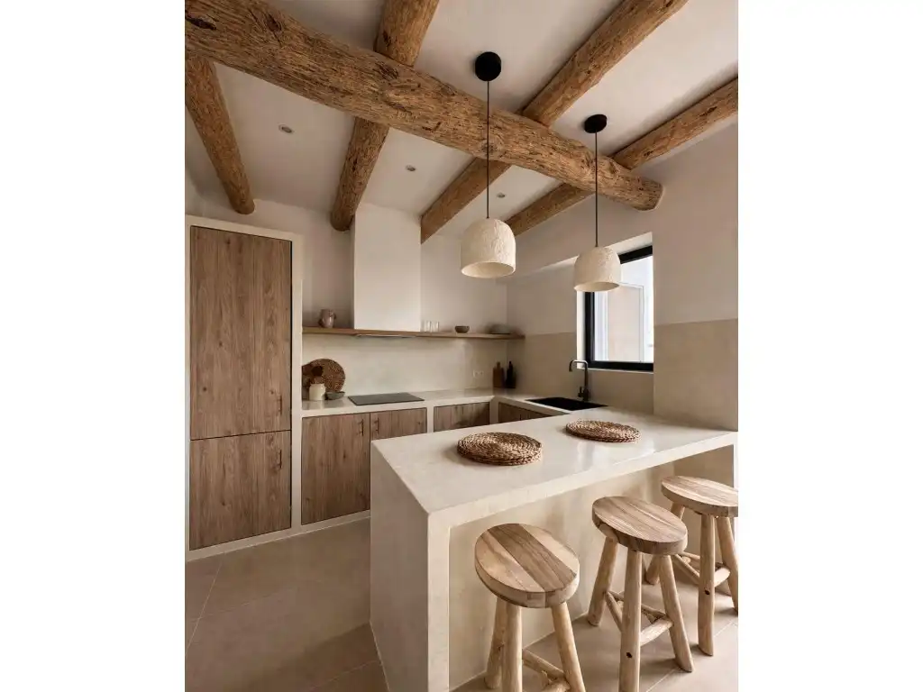 Cocina de Ático de alquiler en Sant Antoni de Portmany