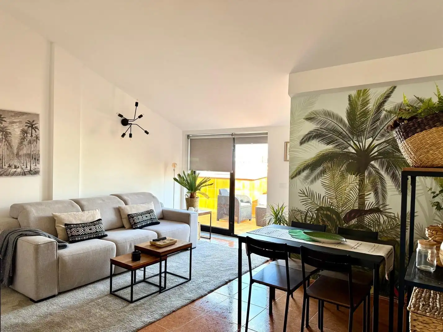 Sala de estar de Ático de alquiler en Telde